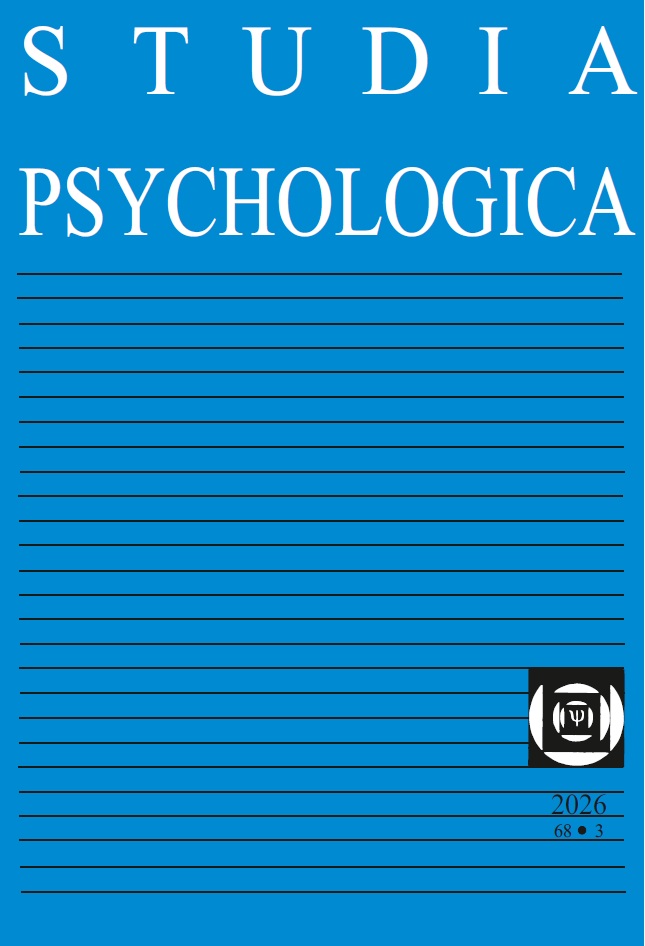 Studia Psychologica
