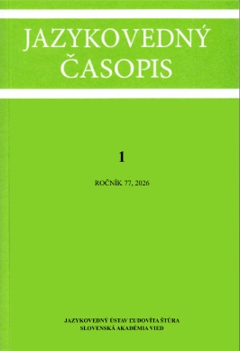 Jazykovedný časopis