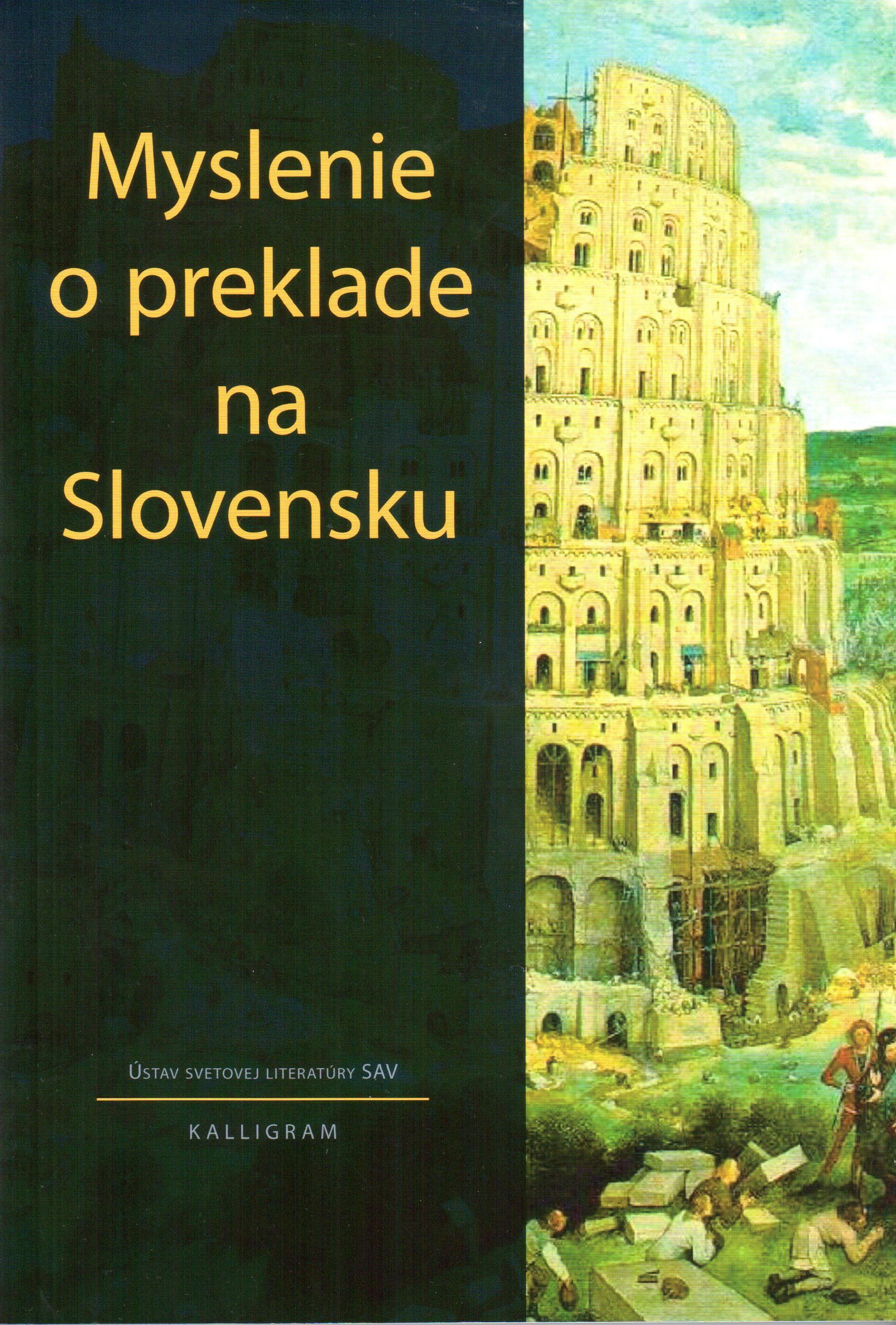 Myslenie o preklade na Slovensku