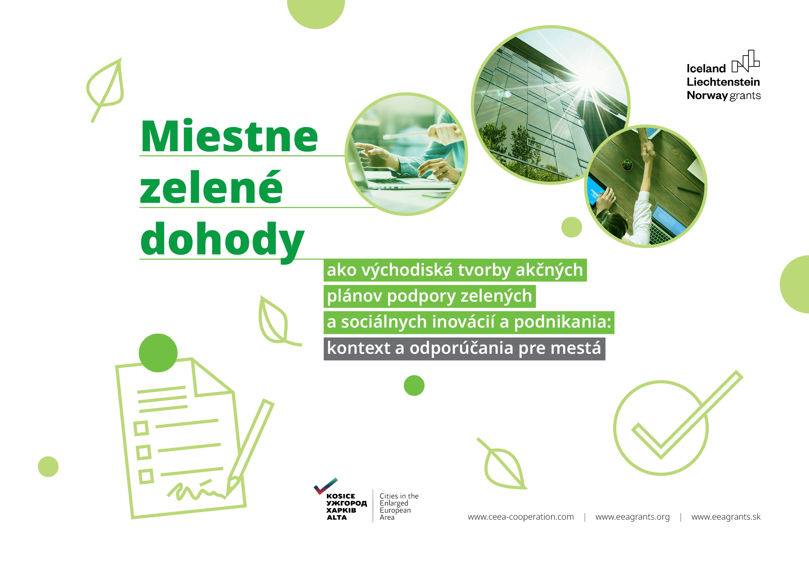 Miestne zelené dohody ako východiská tvorby akčných plánov podpory zelených a sociálnych inovácií a podnikania